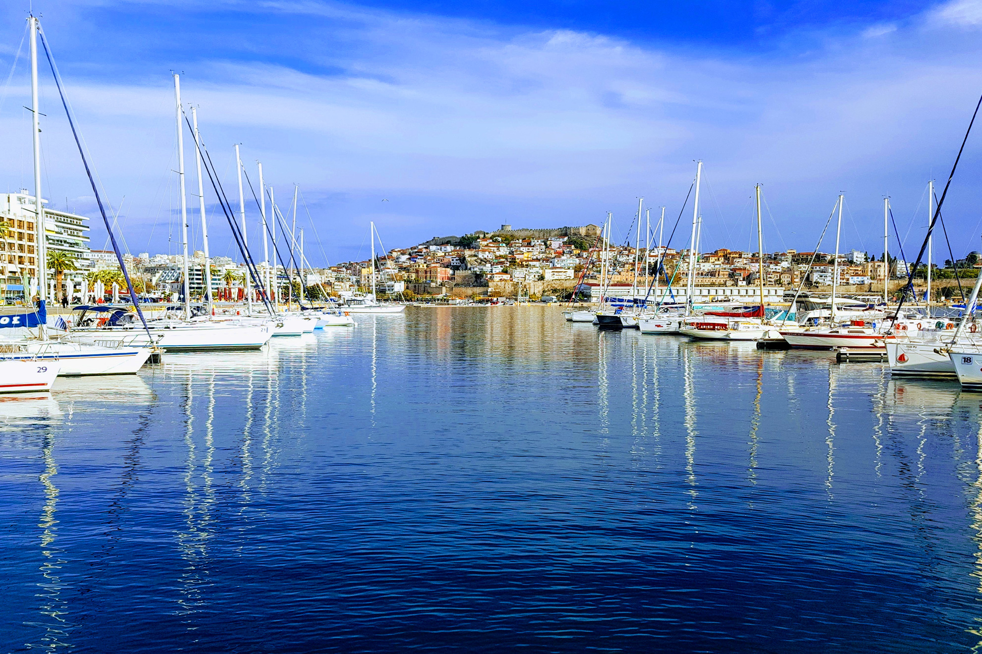 Уикенд на остров Тасос - Пристанището, Кавала, Гърция - The port, Kavala, Greece